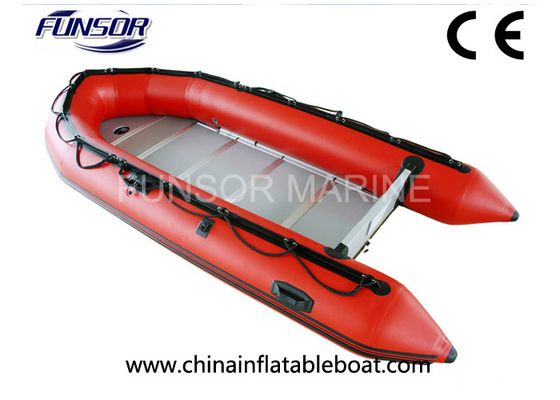 China Aluminum Floor Inflatable Dinghy Boat Light Weight For Yachts Or Sailboats supplier
