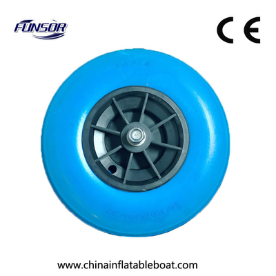 China 380 Reinforced Boat Launching Wheels To Carry Boat , Inflatable Boat Wheels supplier