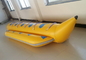 Yellow PVC Single Tube Inflatable Banana Boat For Water Sports supplier